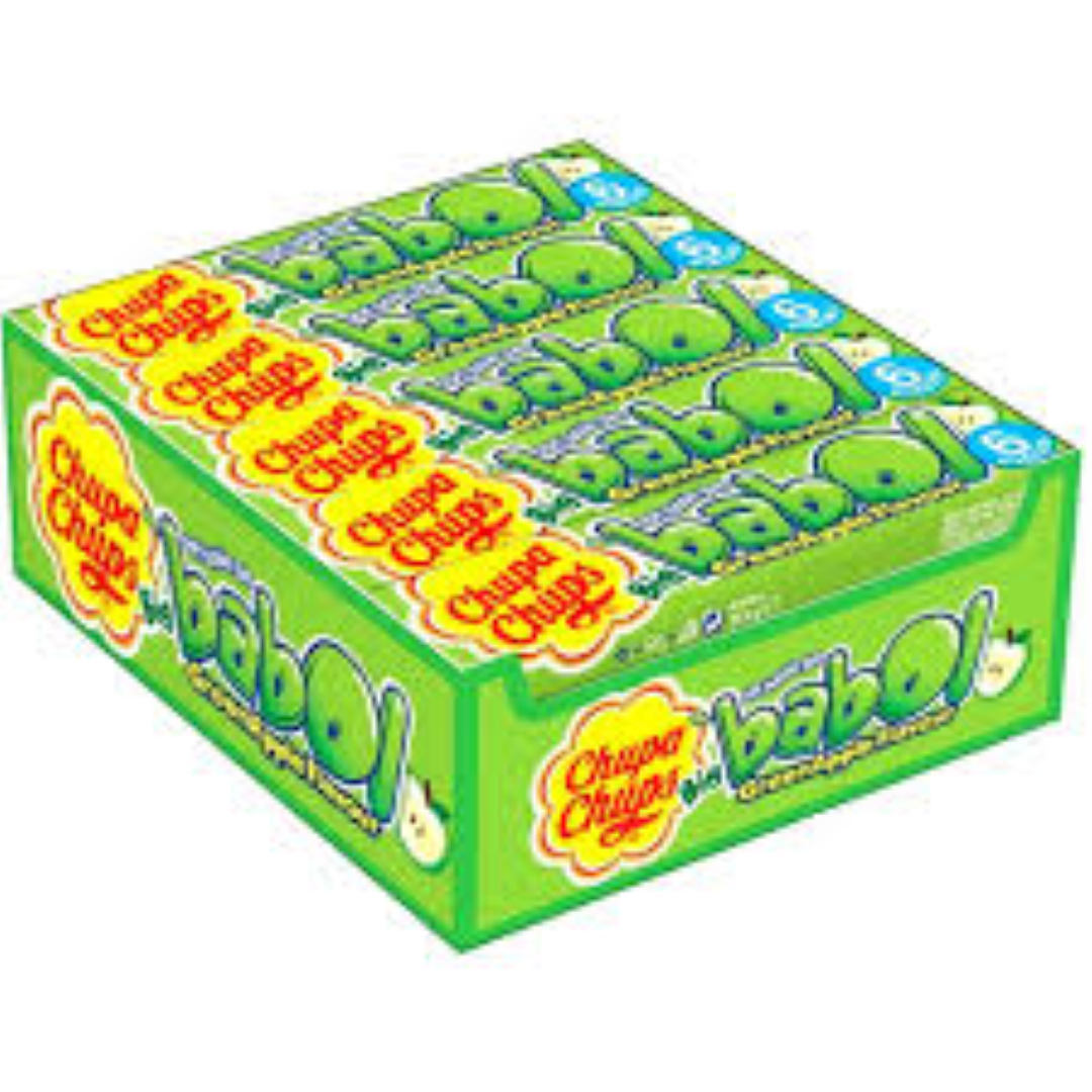 CHUPA CHUPS BABOL GREEN APPLE GUM 27.6G